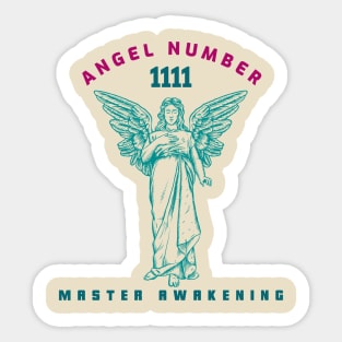 Angel Number 1111 Master Awakening Sticker